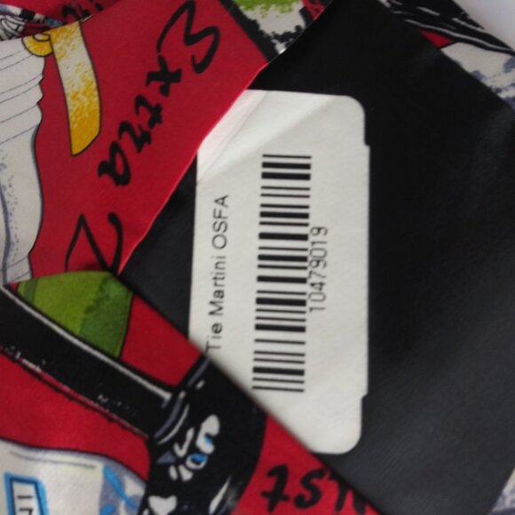 Wolfmark Handmade Silk Martini Tie # 98085 rare Collectable NWT - Picture 2 of 5